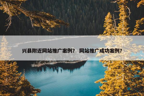兴县附近网站推广案例？ 网站推广成功案例？