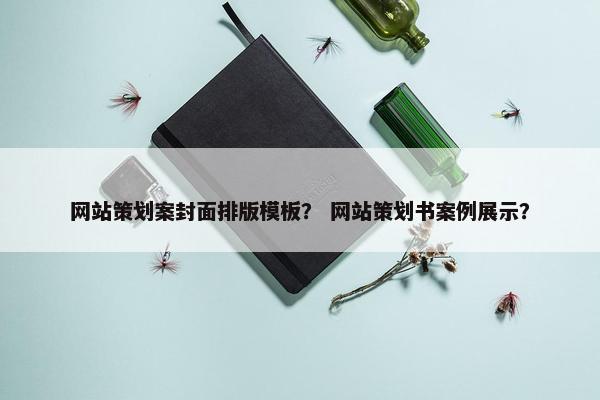 网站策划案封面排版模板？ 网站策划书案例展示？