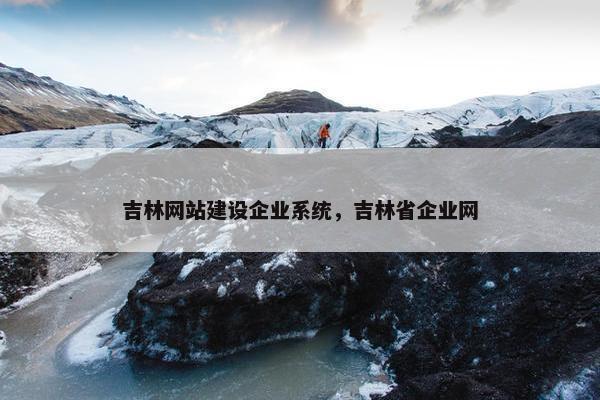 吉林网站建设企业系统，吉林省企业网