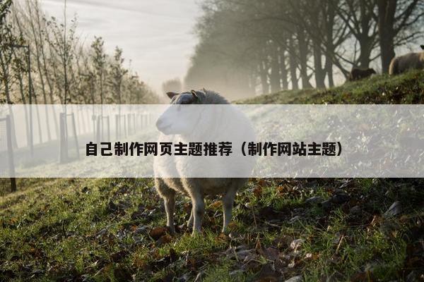 自己制作网页主题推荐（制作网站主题）