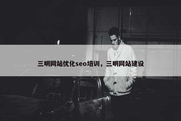 三明网站优化seo培训，三明网站建设