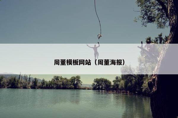 周董模板网站（周董海报）