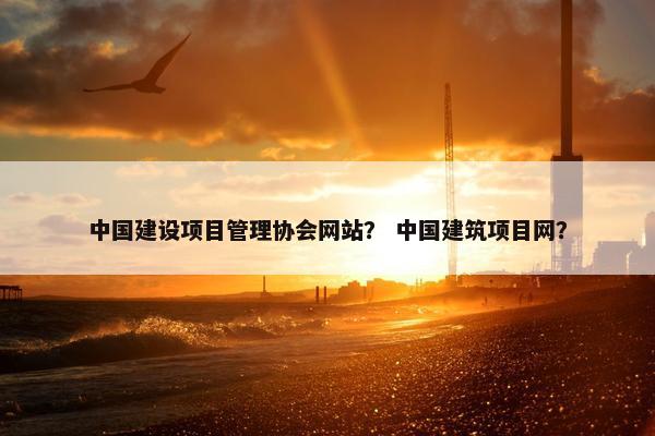 中国建设项目管理协会网站？ 中国建筑项目网？