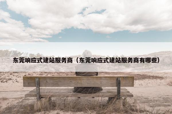 东莞响应式建站服务商（东莞响应式建站服务商有哪些）