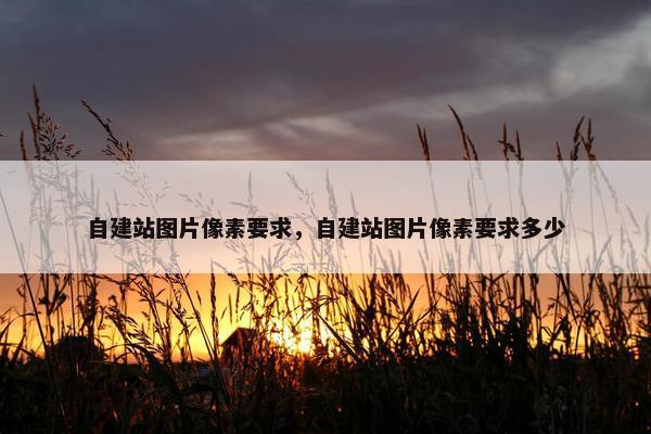 自建站图片像素要求，自建站图片像素要求多少