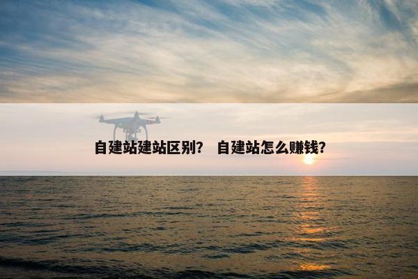 自建站建站区别？ 自建站怎么赚钱？