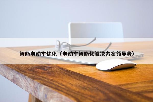 智能电动车优化（电动车智能化解决方案领导者）