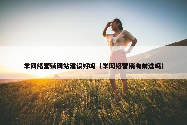 学网络营销网站建设好吗（学网络营销有前途吗）