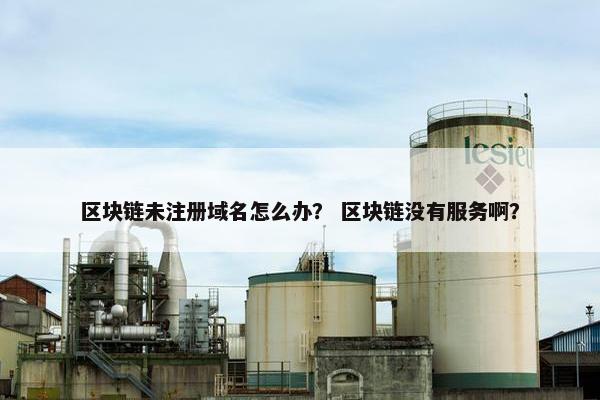 区块链未注册域名怎么办？ 区块链没有服务啊？