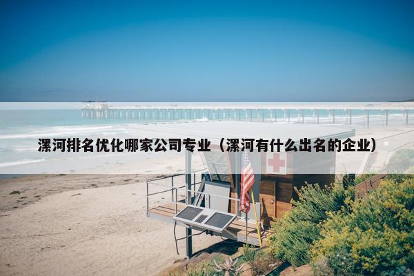 漯河排名优化哪家公司专业（漯河有什么出名的企业）