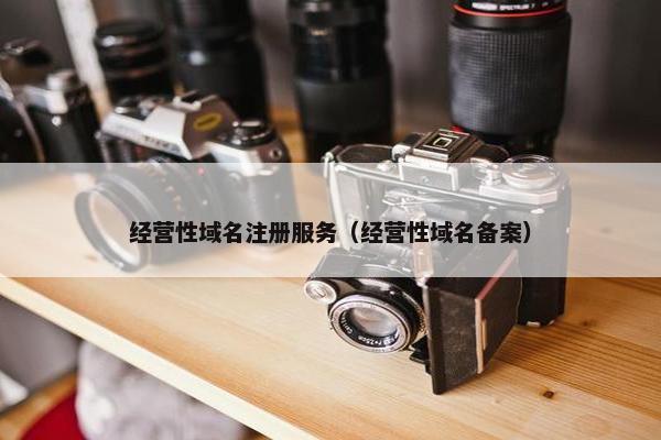 经营性域名注册服务（经营性域名备案）