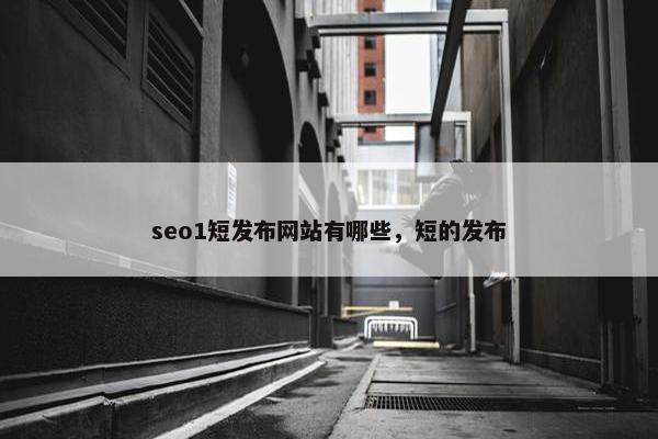 seo1短发布网站有哪些，短的发布