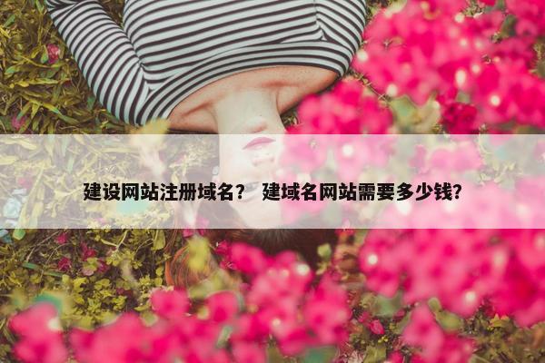 建设网站注册域名？ 建域名网站需要多少钱？
