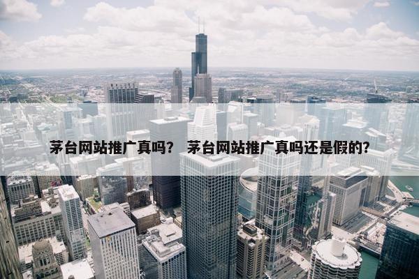茅台网站推广真吗？ 茅台网站推广真吗还是假的？