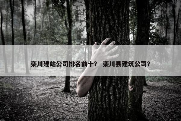 栾川建站公司排名前十？ 栾川县建筑公司？