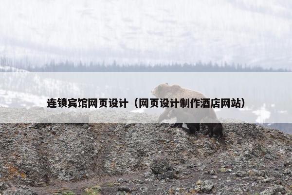 连锁宾馆网页设计（网页设计制作酒店网站）