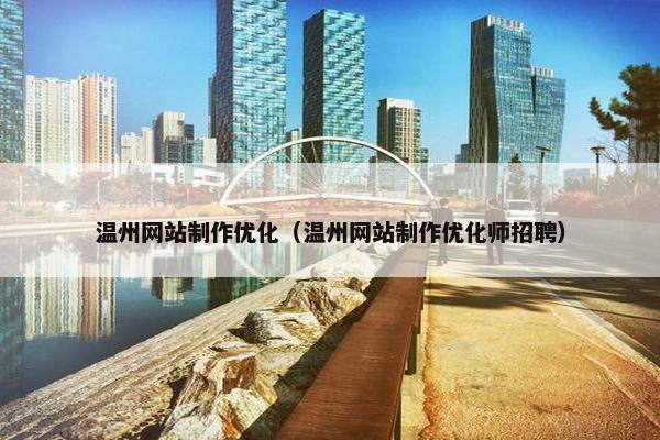 温州网站制作优化（温州网站制作优化师招聘）