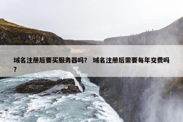 域名注册后要买服务器吗？ 域名注册后需要每年交费吗？