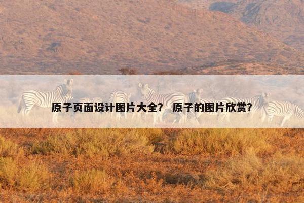 原子页面设计图片大全？ 原子的图片欣赏？