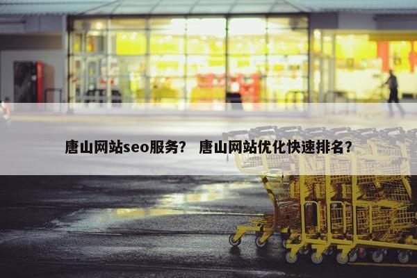 唐山网站seo服务？ 唐山网站优化快速排名？