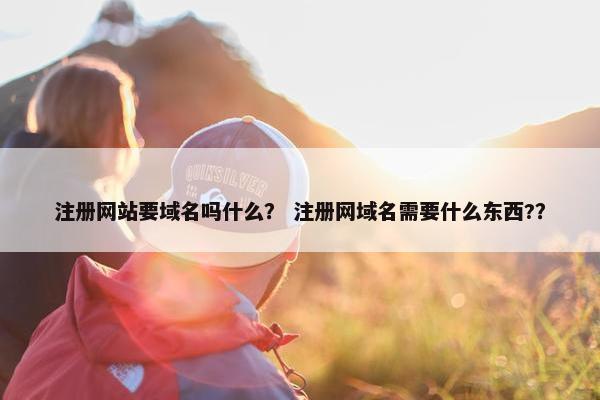 注册网站要域名吗什么？ 注册网域名需要什么东西?？
