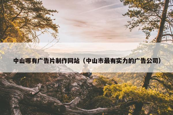 中山哪有广告片制作网站（中山市最有实力的广告公司）