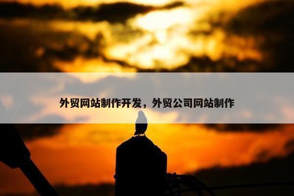 外贸网站制作开发，外贸公司网站制作