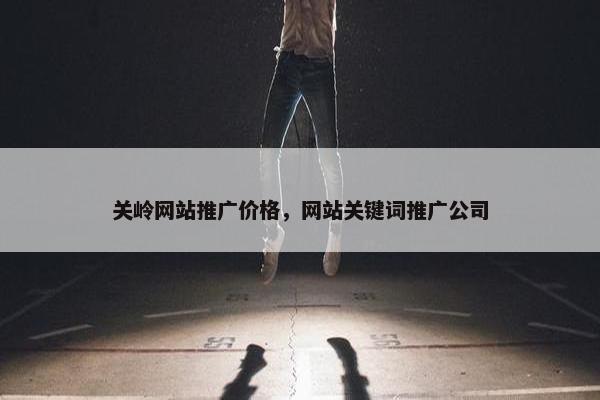关岭网站推广价格，网站关键词推广公司
