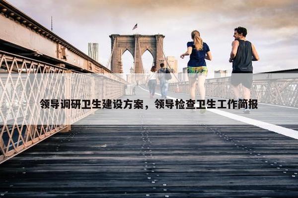 领导调研卫生建设方案，领导检查卫生工作简报