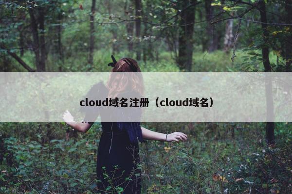 cloud域名注册（cloud域名）