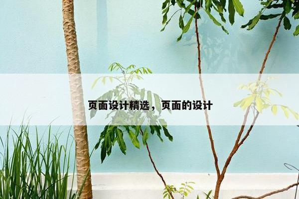 页面设计精选，页面的设计