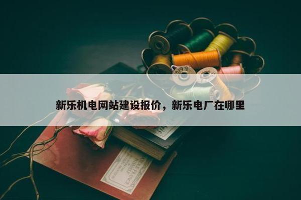 新乐机电网站建设报价，新乐电厂在哪里