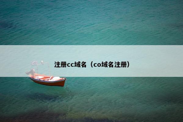 注册cc域名（co域名注册）