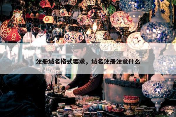 注册域名格式要求，域名注册注意什么