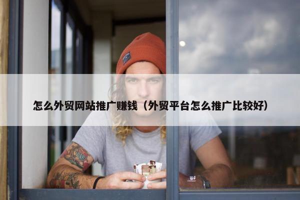 怎么外贸网站推广赚钱（外贸平台怎么推广比较好）