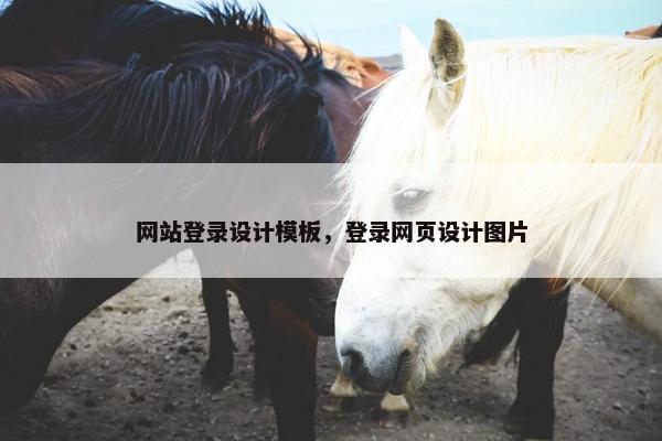 网站登录设计模板，登录网页设计图片