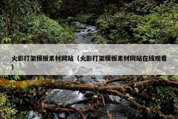 火影打架模板素材网站（火影打架模板素材网站在线观看）