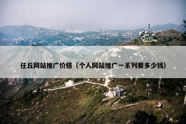 任丘网站推广价格（个人网站推广一系列要多少钱）