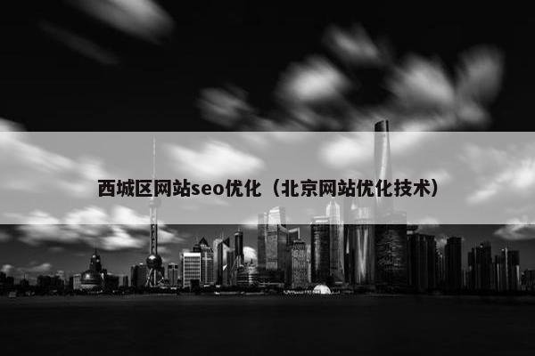 西城区网站seo优化（北京网站优化技术）