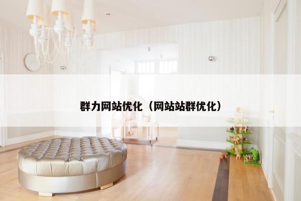 群力网站优化（网站站群优化）