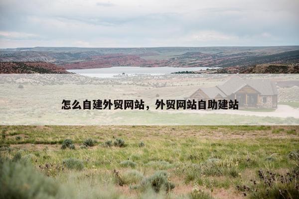 怎么自建外贸网站，外贸网站自助建站