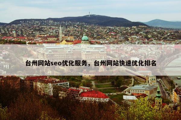台州网站seo优化服务，台州网站快速优化排名