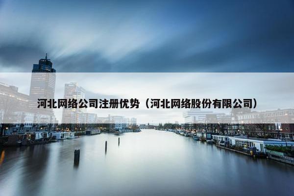 河北网络公司注册优势（河北网络股份有限公司）