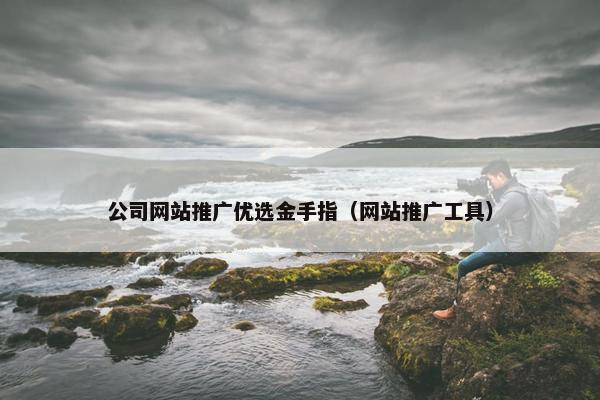 公司网站推广优选金手指（网站推广工具）