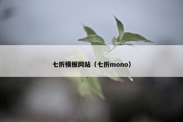 七折模板网站（七折mono）