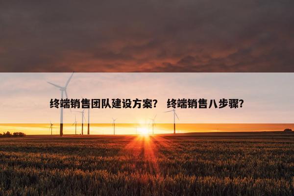终端销售团队建设方案？ 终端销售八步骤？