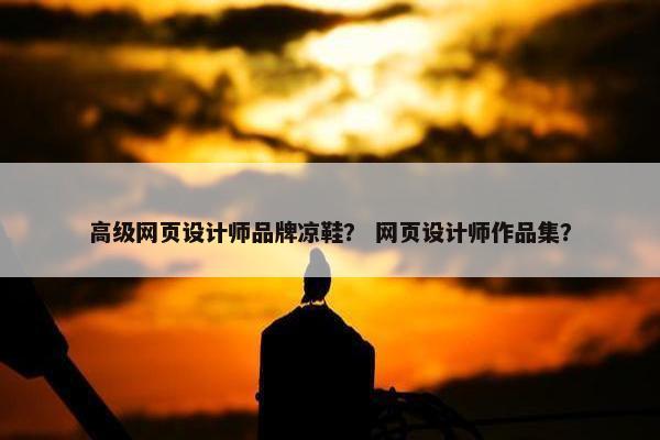 高级网页设计师品牌凉鞋？ 网页设计师作品集？