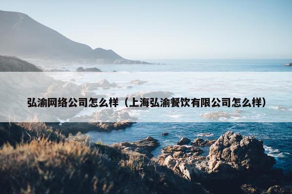 弘渝网络公司怎么样（上海弘渝餐饮有限公司怎么样）
