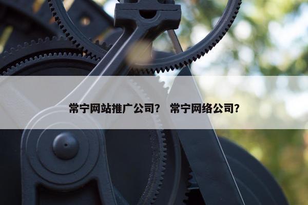 常宁网站推广公司？ 常宁网络公司？