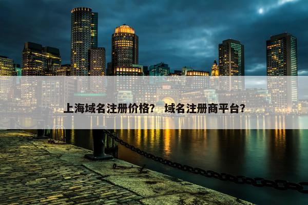 上海域名注册价格？ 域名注册商平台？